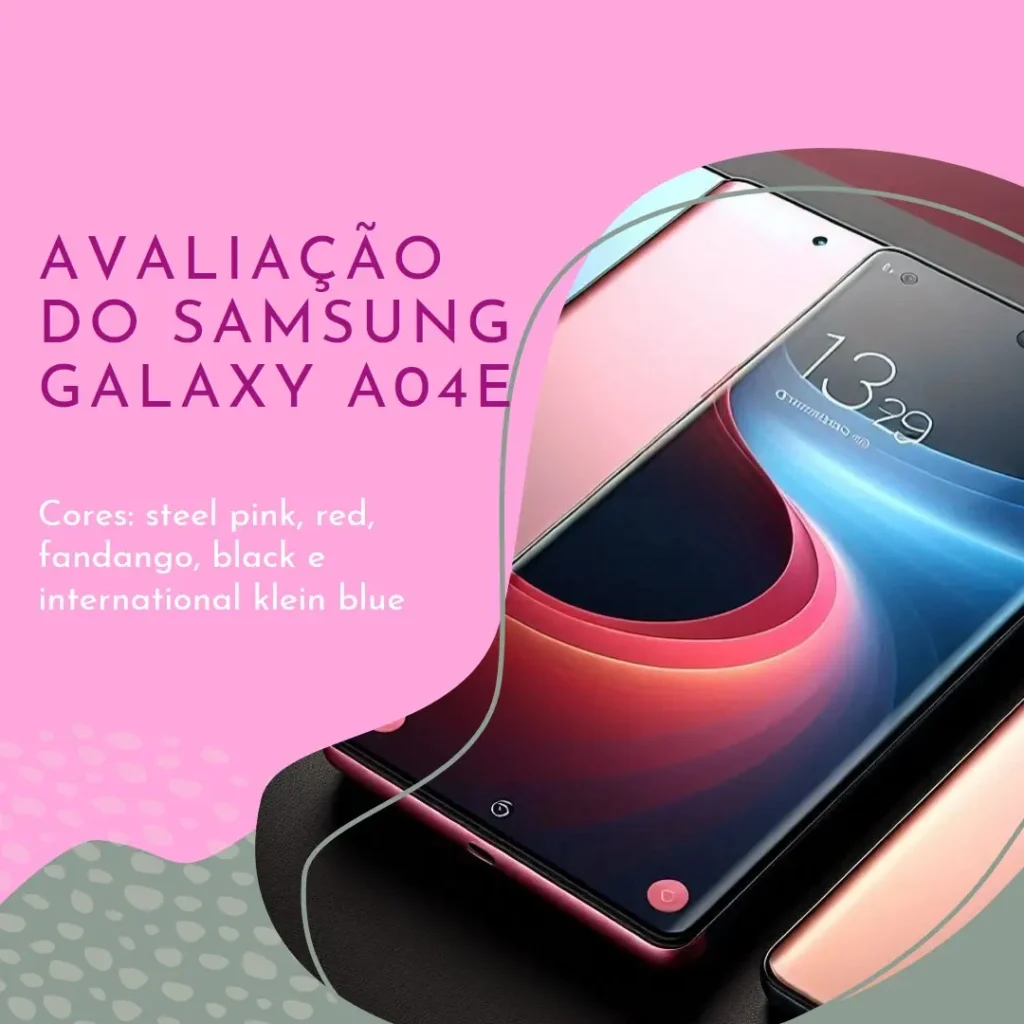 Samsung Galaxy A04e 64GB: Câmera Dupla, Bateria 5000mAh e Tela 6.5”