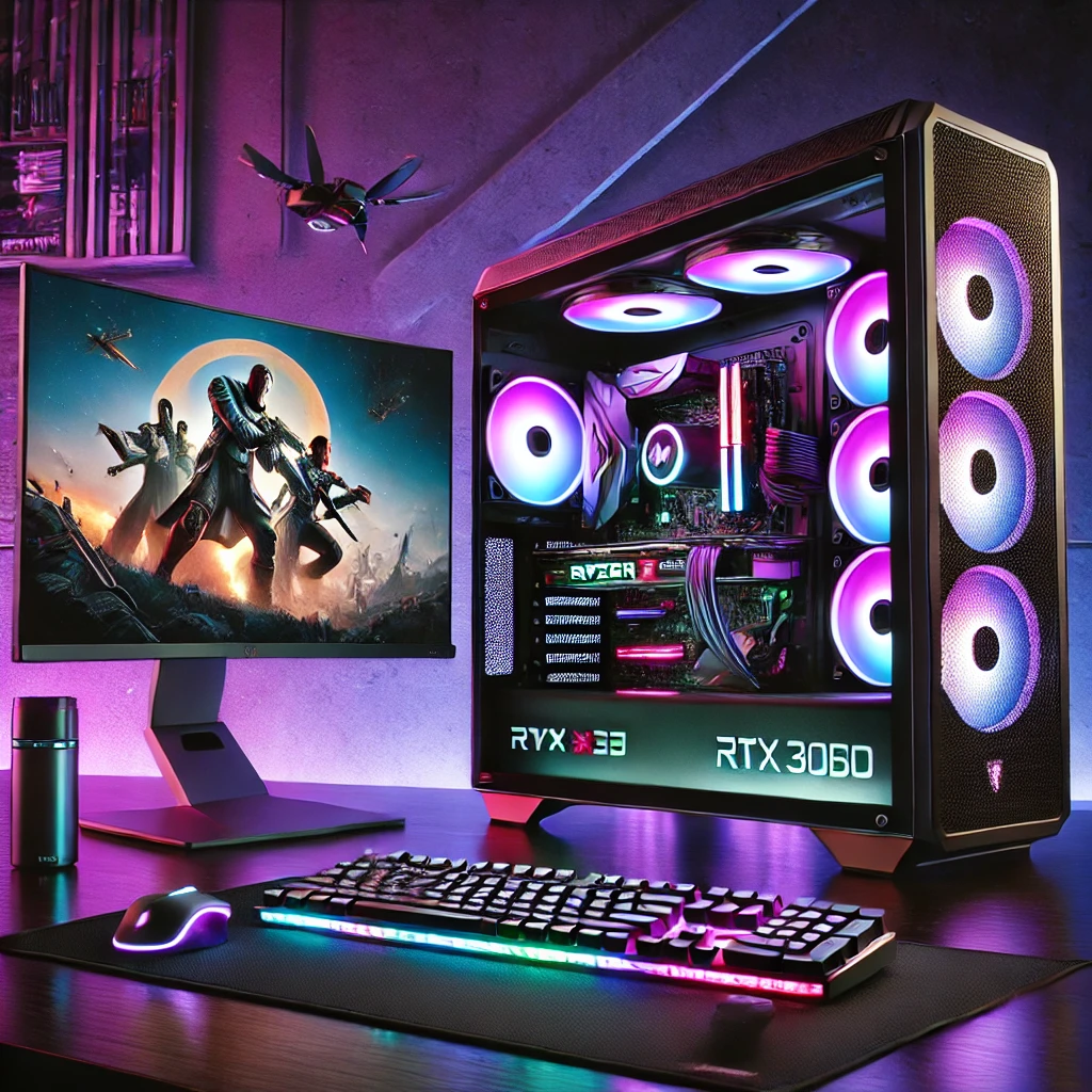 PC Gamer Ryzen 9 7900X3D, RTX 3060, 128GB DDR5 e SSD 2TB NVMe