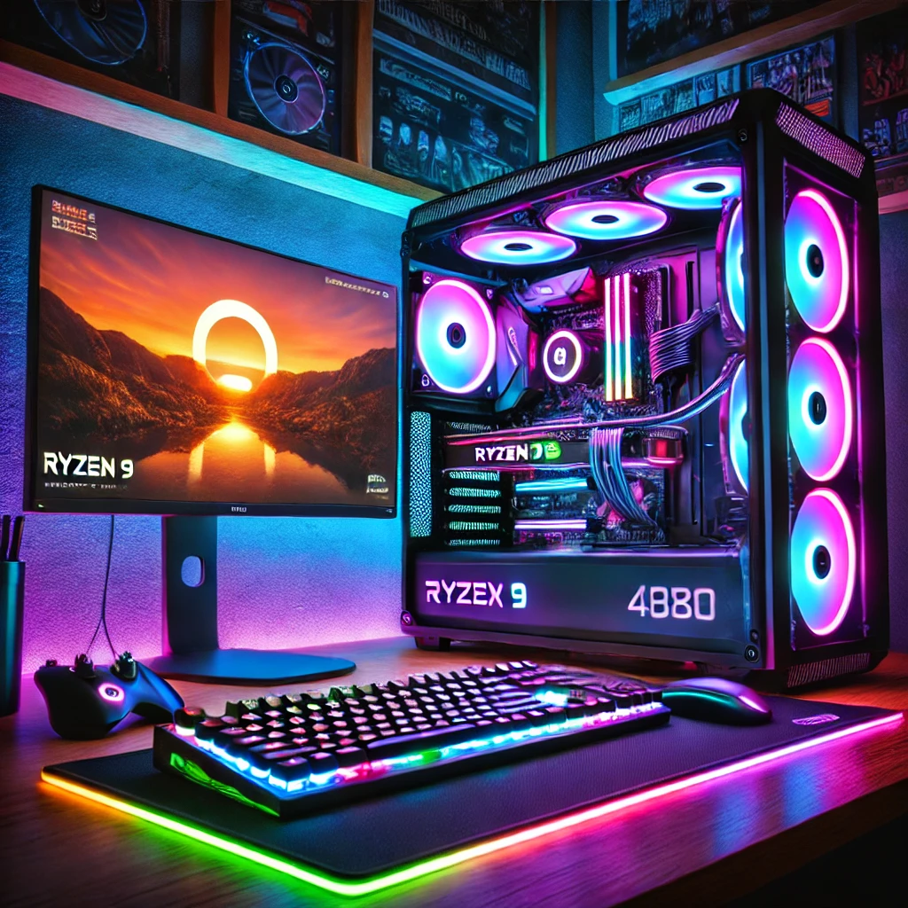 PC Gamer Ryzen 9 7900X3D, RTX 4080, 128GB DDR5 e 1TB SSD NVMe