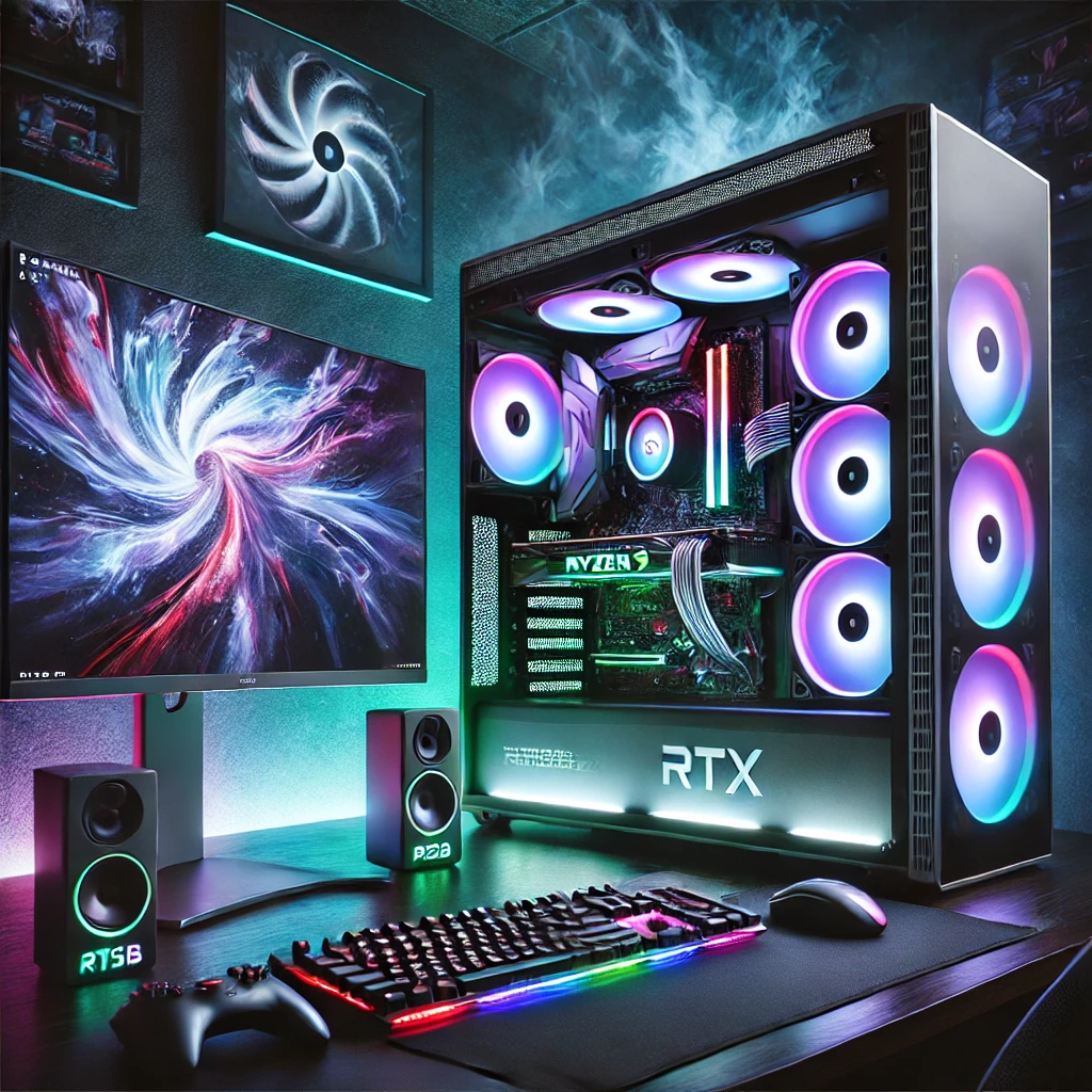 PC Gamer AMD Ryzen 9 7900X3D, RTX 4060, 128GB DDR5 e SSD 2TB NVMe