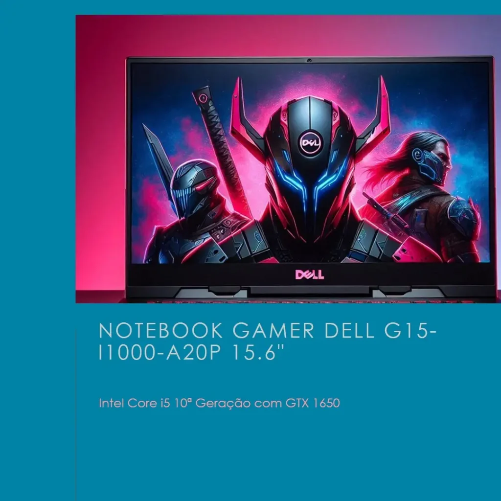 Notebook Gamer Dell G15-i1000-A20P 15.6" FHD Intel Core i5 10ª Geração com GTX 1650