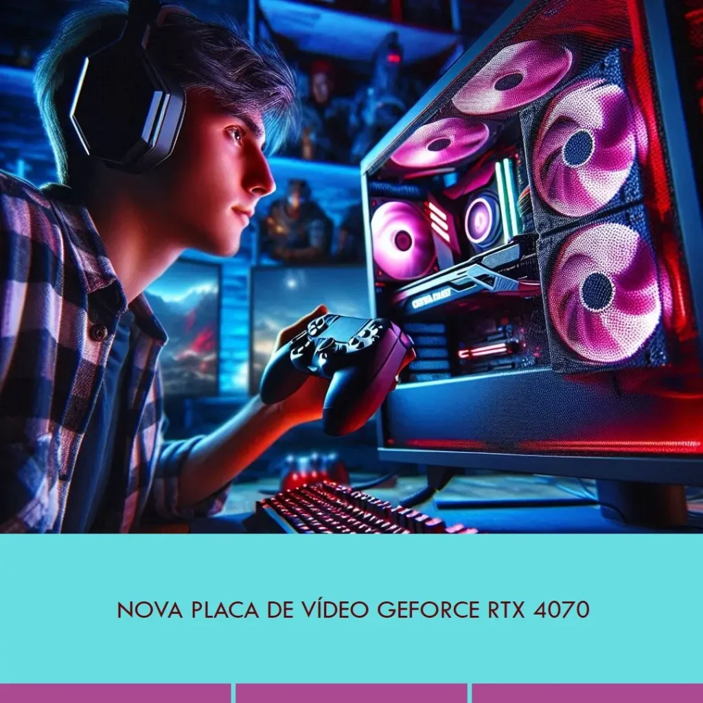 Placa de Vídeo Manli GeForce RTX 4070, 12GB, GDDR6X, 192-Bit