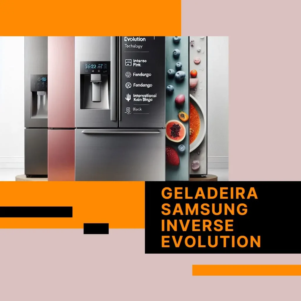 Samsung Geladeira Duplex Inverse Evolution SmartThings RB50 com 462L e Tecnologia Inteligente