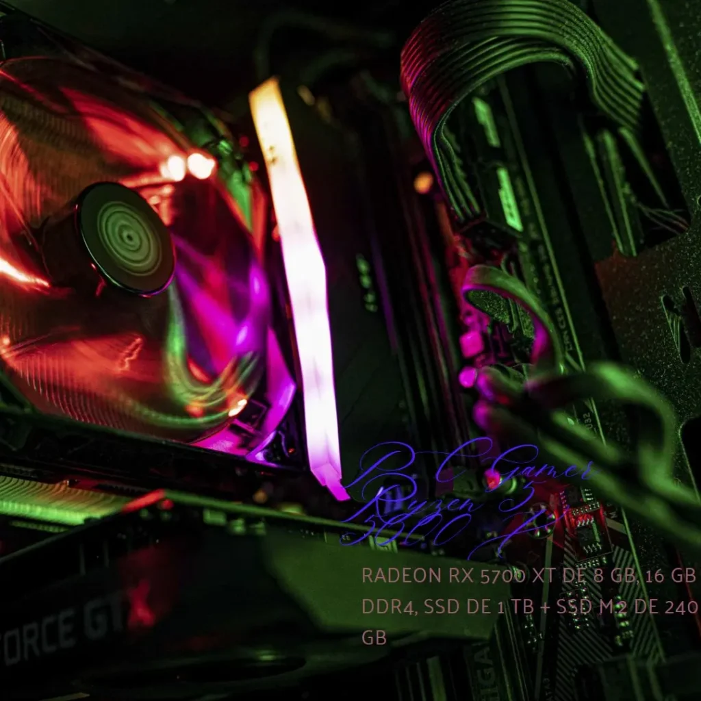 PC Gamer Ryzen 5 5600X, Radeon RX 5700 XT 8GB, 16GB DDR4, SSD 1TB + SSD M.2 240GB