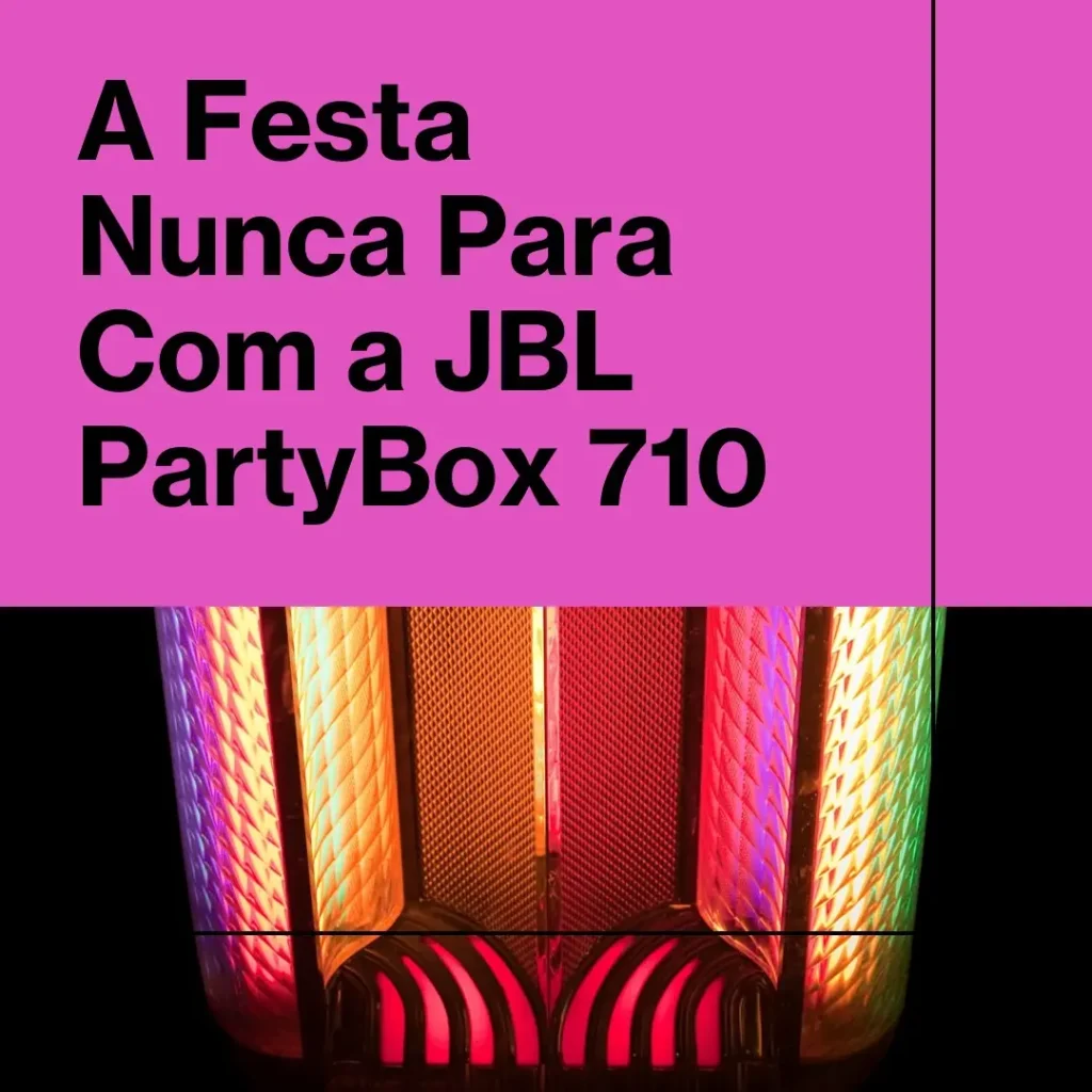 JBL PartyBox 710 - Caixa de Som Bluetooth, 800 W RMS, luzes integradas e design à prova de respingos