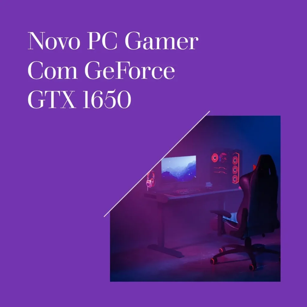 PC Gamer Intel i5-12400F, GeForce GTX 1650, 16GB DDR5, SSD 512GB