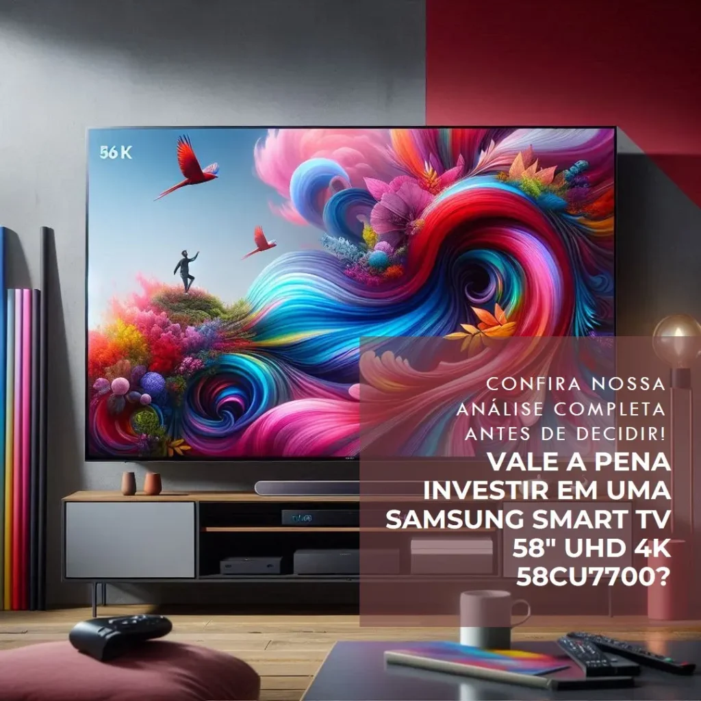 Samsung Smart TV 58" UHD 4K 58CU7700: Vale a Pena Investir?