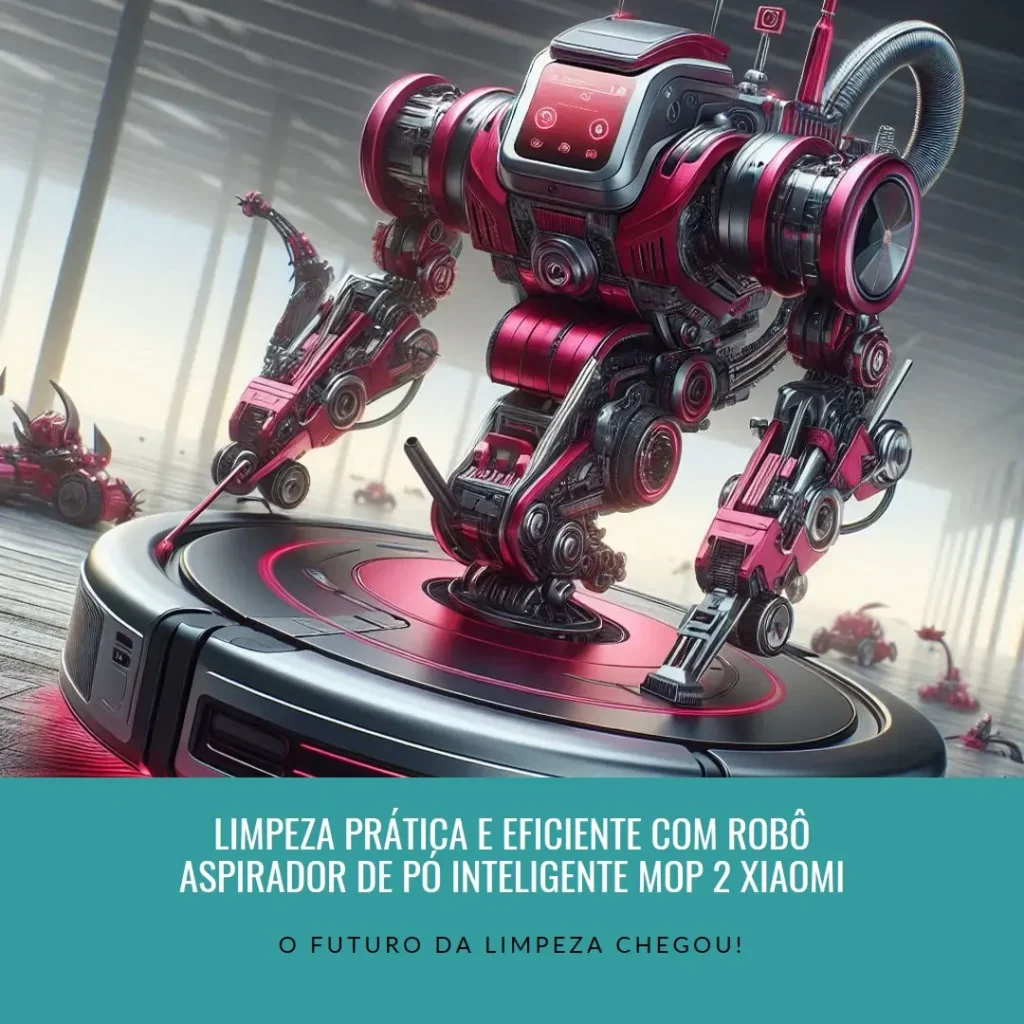 Robô Aspirador de Pó Inteligente Mop 2 Xiaomi: Limpeza Prática e Eficiente