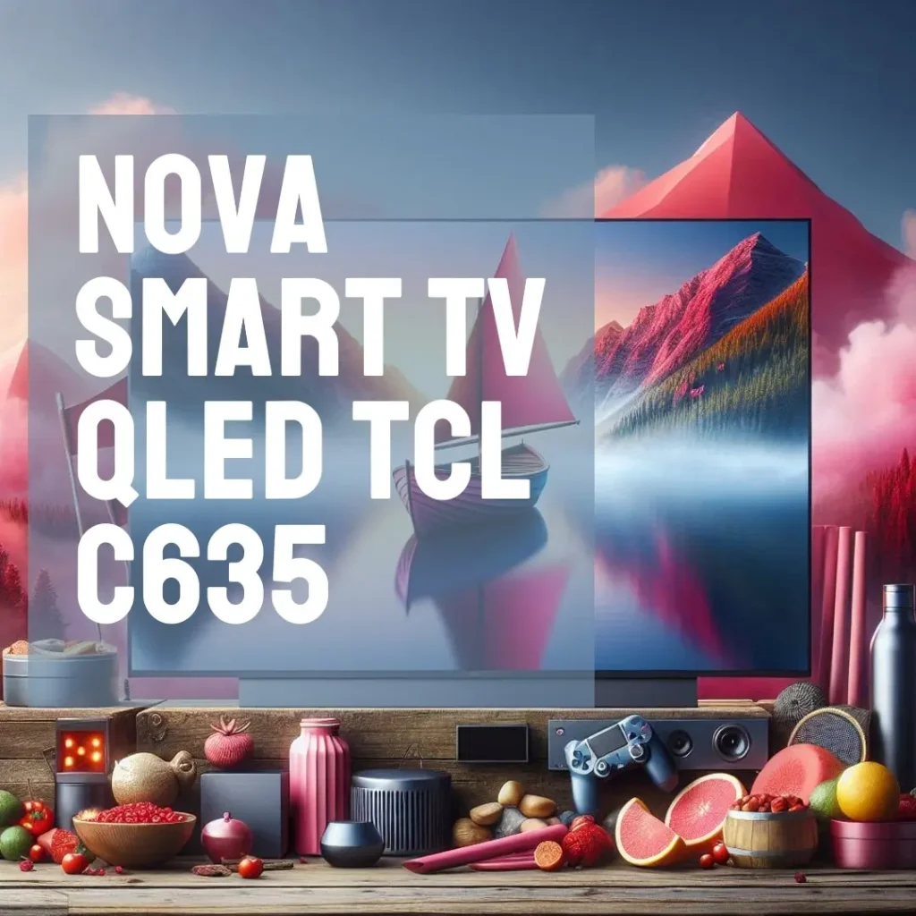 TCL C635 - Smart TV QLED 55" 4K UHD, Google TV, Wifi, Bluetooth