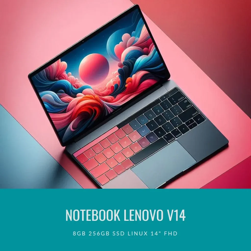 Notebook Lenovo V14 I3-1215U 8GB 256GB SSD Linux 14" FHD