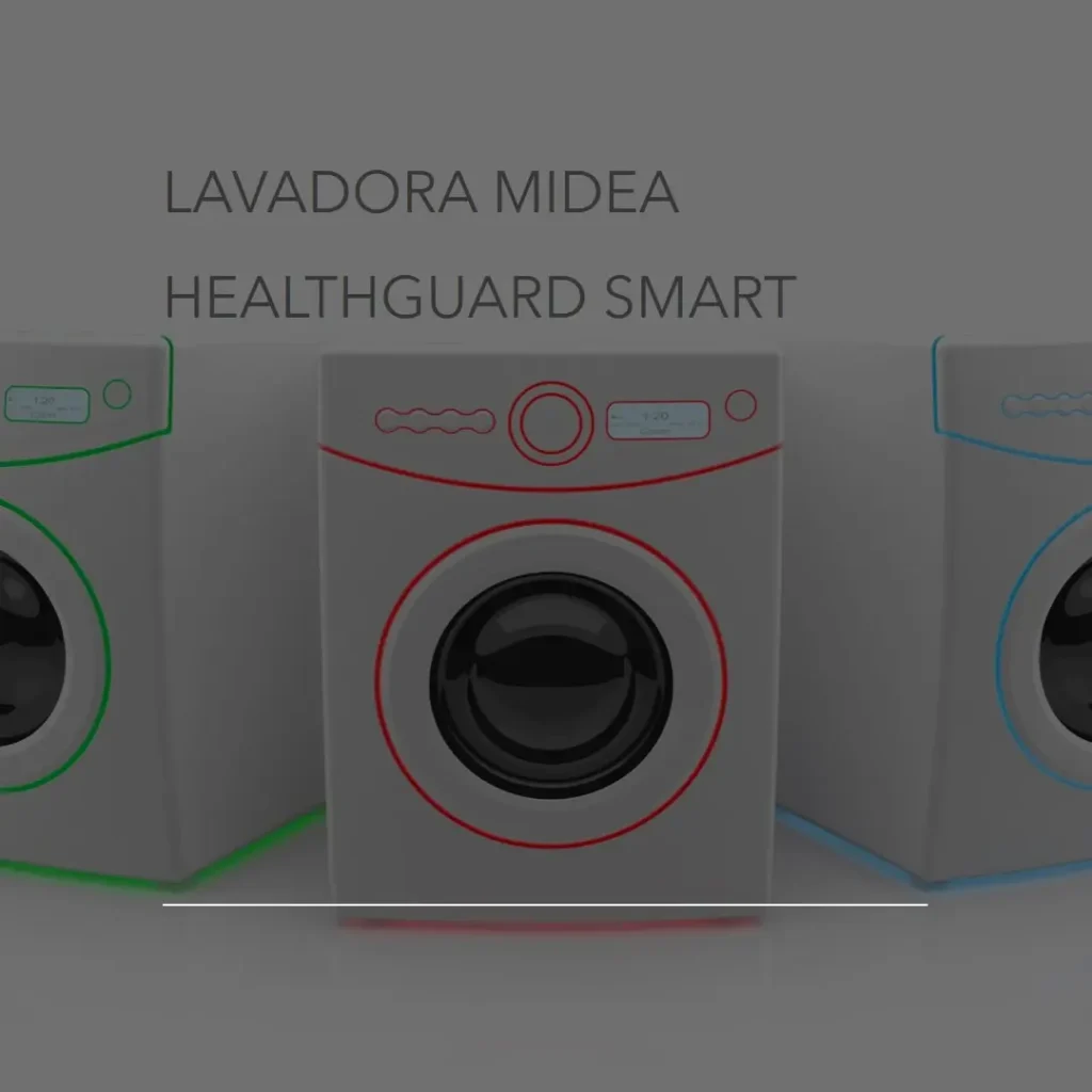 Lavadora de Roupas Midea HealthGuard Smart 11KG com Conectividade e Função Turbo – 127 Volts
