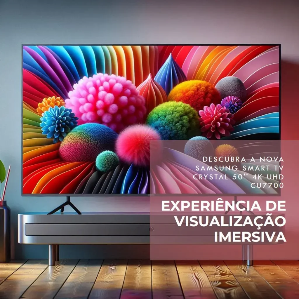 Samsung Smart TV Crystal 50" 4K UHD CU7700 - Alexa built in, Samsung Gaming Hub
