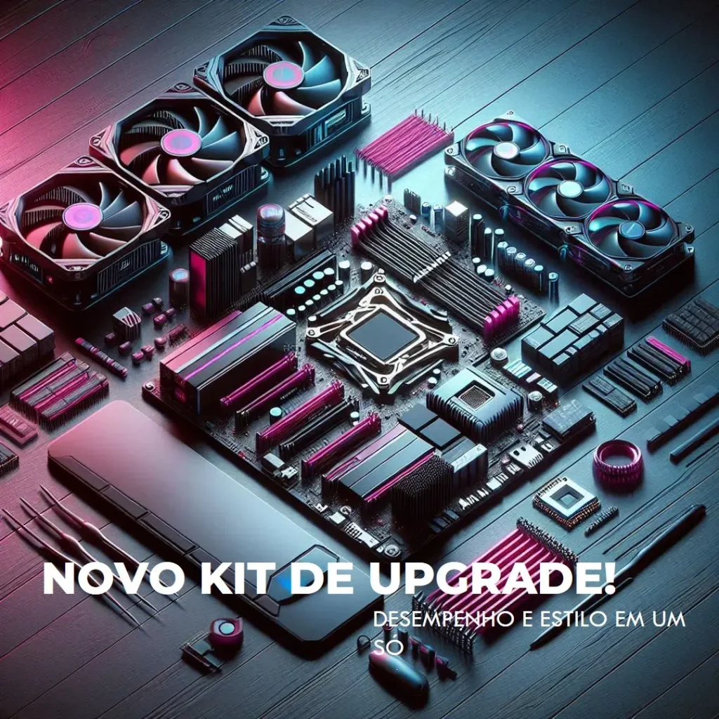 Kit Upgrade AMD Ryzen 5 8500G + Placa Mãe A620M-E MSI DDR5 + Memória DDR5 16GB 5200MHz