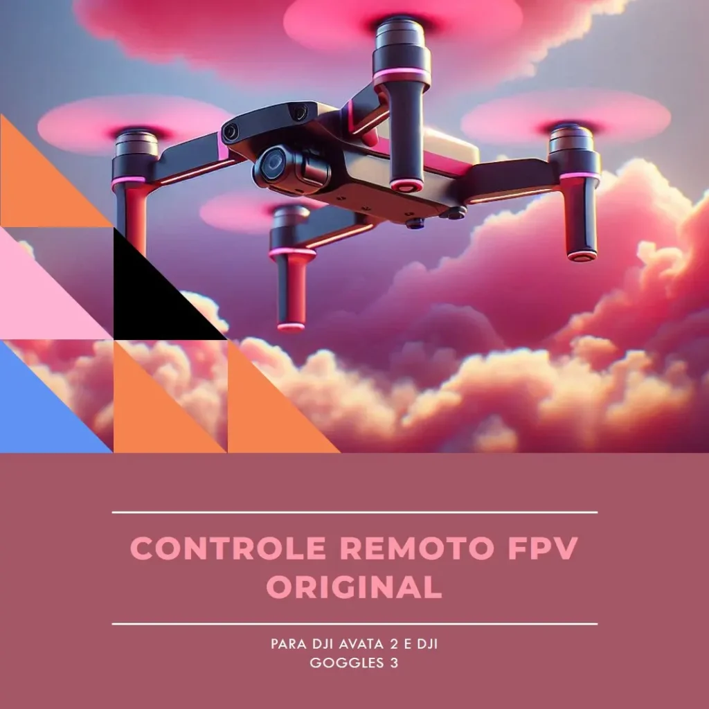 Controle remoto FPV original 3 para DJI Avata 2 e DJI Goggles 3 - Peso leve, maior alcance e modo M-Gear