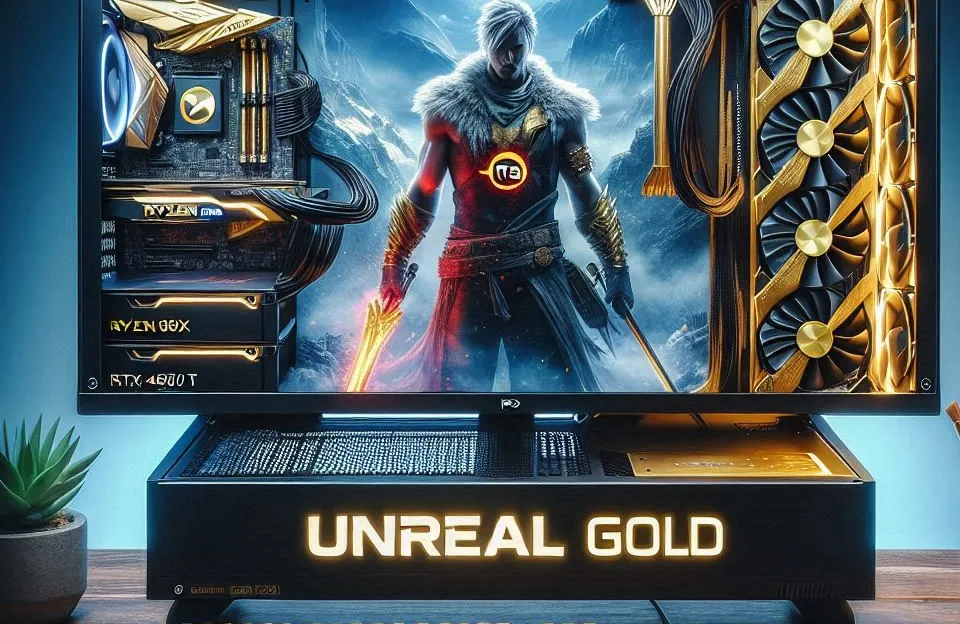 PC GAMER UNREAL GOLD AMD RYZEN 9 7950X X670 NVIDIA RTX 4060 TI 8GB DDR5 5200MTS Um Review Completo