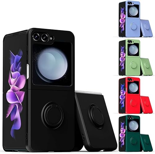 Capa Capinha Case Compatível Com Samsung Galaxy Z Flip 6 Anel Suporte (ROSA AREIA)