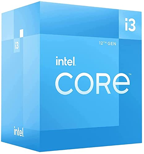 Intel Processador Core i3 (12ª geração) i3-12100 Quad-core (4 Core) 3,30 GHz - Pacote de varejo, azul