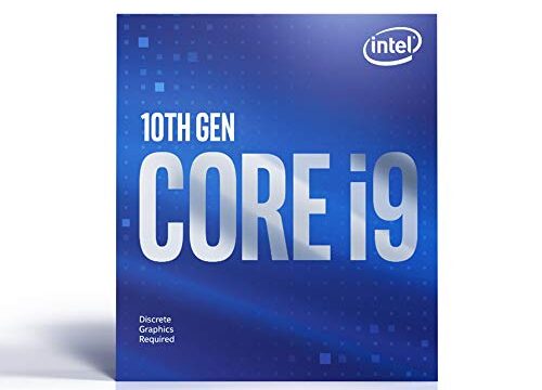 Intel Processador Core i9-10900F Desktop 10 núcleos até 5,2 GHz sem processador gráfico LGA 1200 (chipset Intel 400) 65W