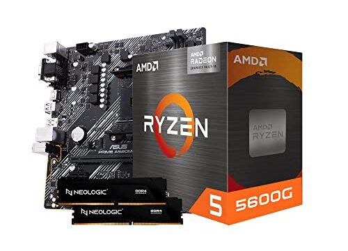 KIT UPGRADE AMD RYZEN 5 5600G, PLACA MAE A520M, 16GB DDR4, NEOLOGIC - NLI84110