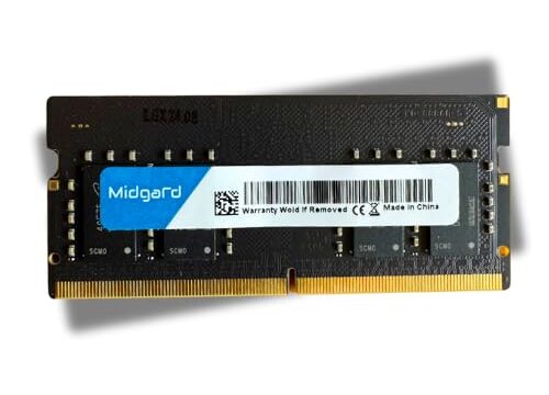 Memoria Midgard 8GB (1X8GB) DDR5 SODIMM 4800MHZ CL40 1,1V Para Notebook Laptop