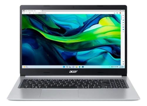 Notebook Acer Aspire 5 15.6 FHD Ryzen 5 5500U SSD 256GB 8GB Windows 11 Home Prata - A515-45-R5AT