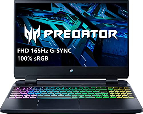 Notebook Acer Predator Helios 300 15,6", tela FHD IPS 165Hz Intel 14 núcleos i7-12700H 12ª geração GeForce RTX 3060, retroiluminação RGB, USB-C, Thunderbolt 4, HDMI 2.1 (RAM 32 GB | SSD PCle 1 TB)