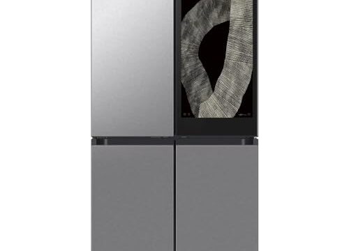 Samsung Geladeira French Door Family Hub 4 Portas Flexzone Samsung Bespoke RF29D Inox 699L - 127V