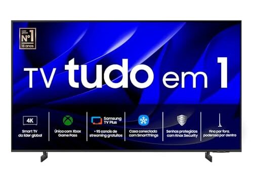 Samsung Smart TV 70" Crystal UHD 4K 70DU8000 - Painel Dynamic Crystal Color, Gaming Hub