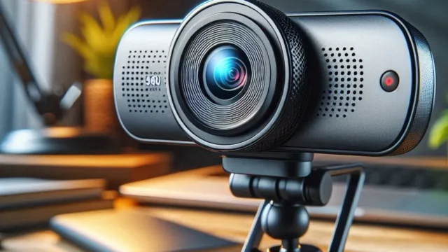 Webcam EMEET S600 4K com Microfone e Foco Automático