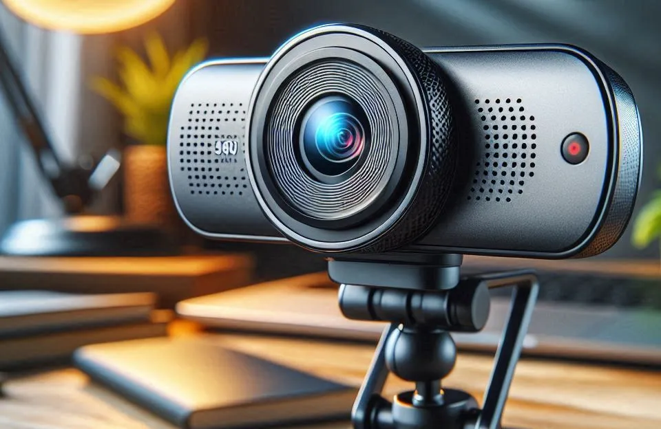 Webcam EMEET S600 4K com Microfone e Foco Automático