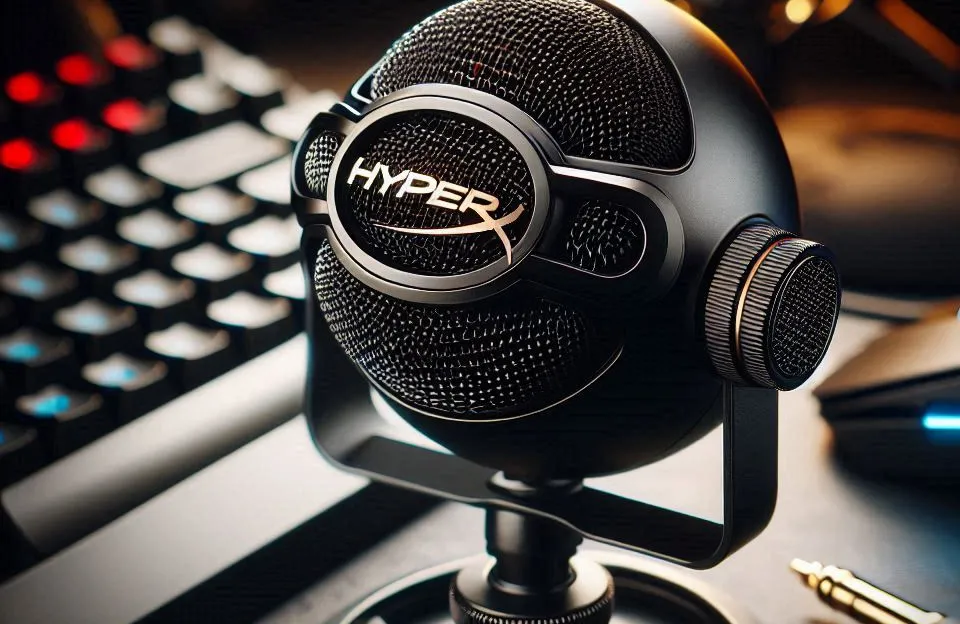 HyperX Microfone Gamer QuadCast - Qualidade de Áudio Profissional