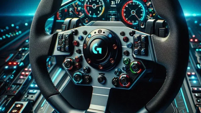 Volante Logitech G923 com Force Feedback TRUEFORCE: Precisão e Realismo