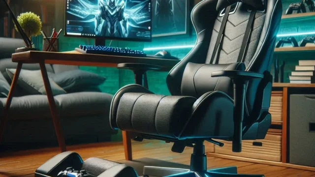 Cadeira Ergonômica Gamer com Apoio para os Pés