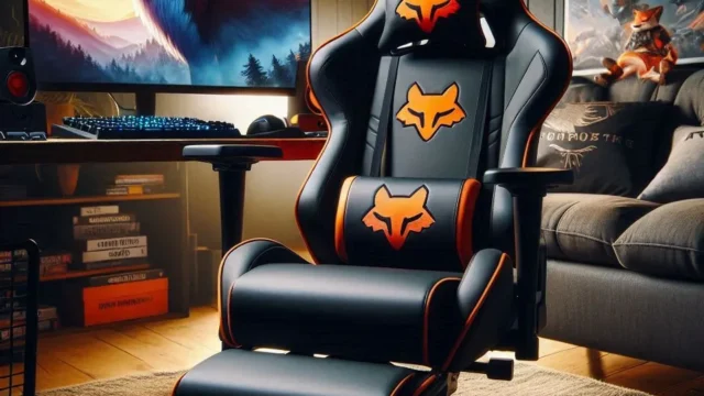 Cadeira Gamer Fox Vulpes: Ajuste Reclinável, Almofadas e Conforto