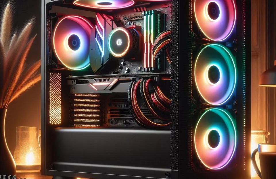 GAB ATX Cyclon PRO G BK V2: Design RGB e Ventilação Eficiente