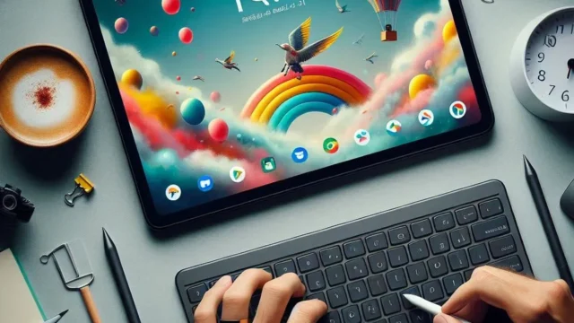 Tablet 10,1 Polegadas 2 em 1 com Teclado e Android 11