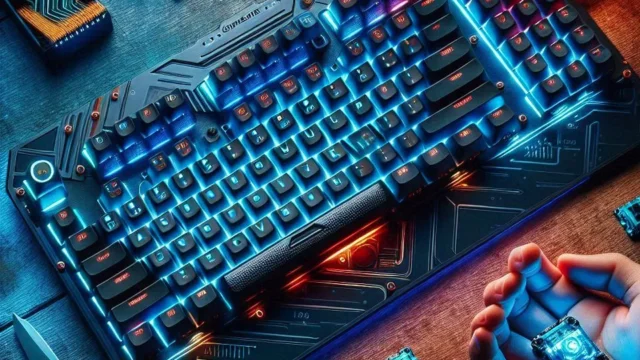 Teclado Gamer Redragon Kumara Mecânico RGB Switch Azul - Alta Performance e Estilo