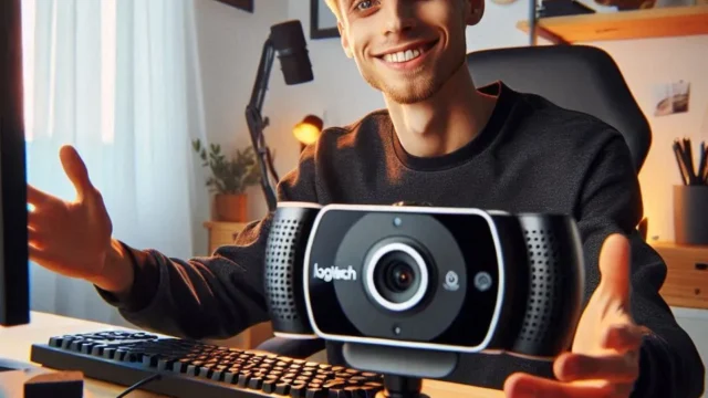 Webcam Full HD Logitech C922 Pro Stream com Microfone Embutido para Streaming e Videochamadas