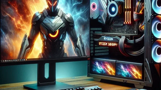 PC Gamer Ryzen 7 5700G, GTX 1660 Super, 32GB RAM, SSD 960GB