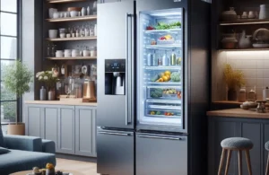 Samsung Geladeira Side By Side RS52 com All Around Cooling™ 490L Inox Look 220V