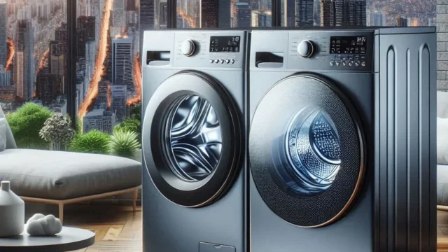 Lavadora de Roupas Lava e Seca Wash Tower LG 17KG com Alta Eficiência