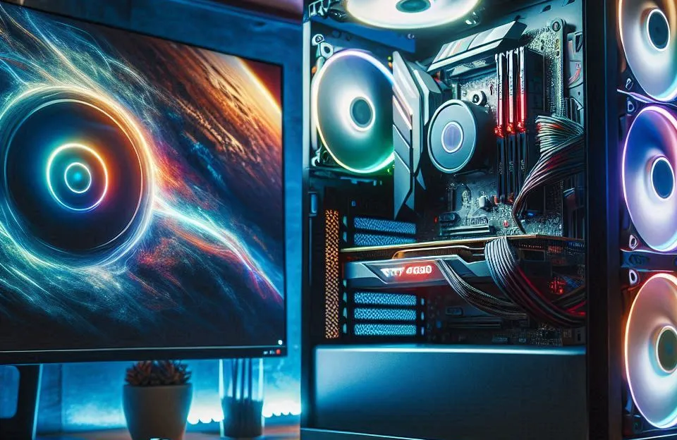 PC Gamer Ryzen 7 5700X, RTX 4060 Ti, 32GB DDR4, 1TB SSD