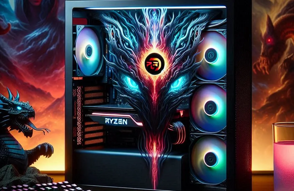 PC Gamer Ryzen 7 5700X, RTX 3060, 16GB DDR4 e SSD 1TB