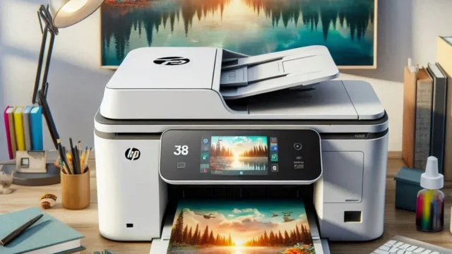 Impressora Multifuncional HP Smart Tank 583 Tanque de Tinta Colorida Wi-Fi - Impressora, Copiadora e Scanner
