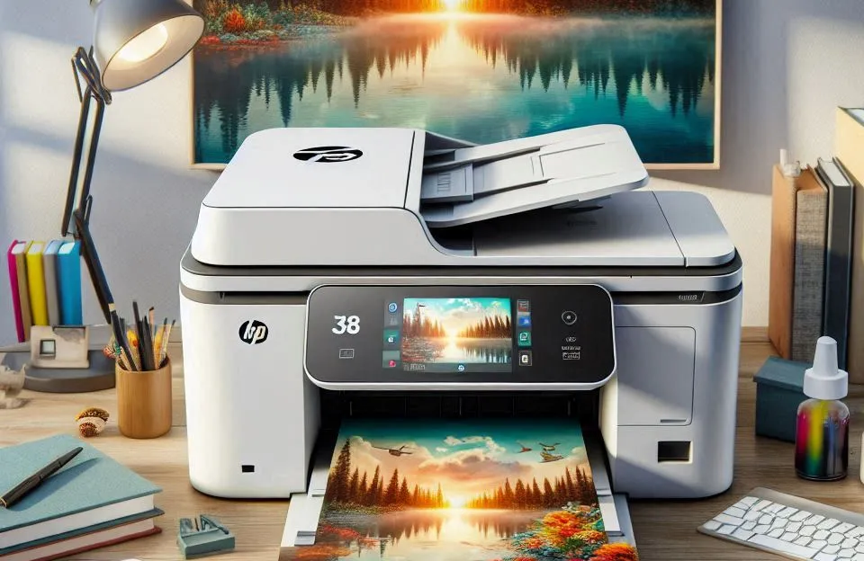 Impressora Multifuncional HP Smart Tank 583 Tanque de Tinta Colorida Wi-Fi - Impressora, Copiadora e Scanner