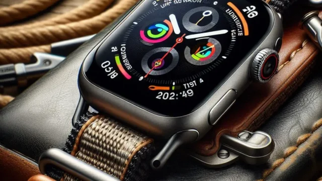 Apple Watch Ultra 2 GPS + Cellular: Caixa de Titânio 49 mm e Pulseira Loop Trail