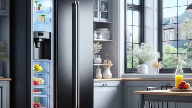 Geladeira Panasonic Frost Free 480L A+++ Black Glass - NR-BB71GVFBB