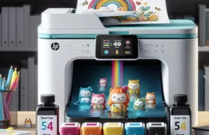 Impressora Multifuncional HP Smart Tank 584 Tanque de Tinta Colorida Wi-Fi com autorreparo