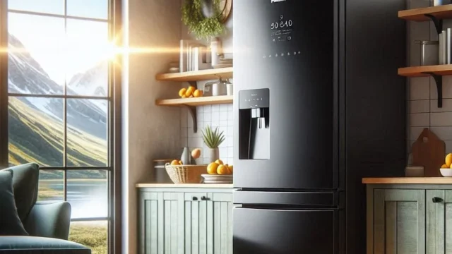 Geladeira Panasonic BB41 Black Glass 397L com Tecnologia Inverter
