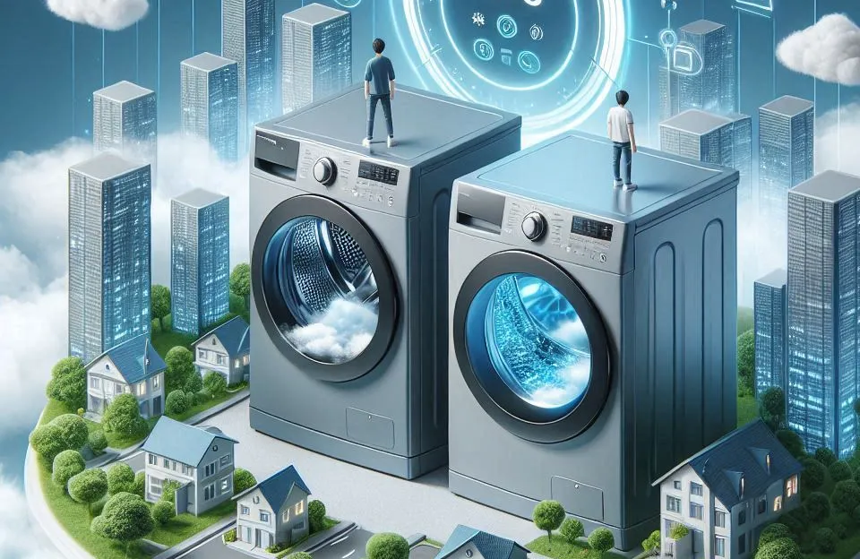 Lava e Seca Frontal 11Kg Heathguard Smart Automática 110V, Midea